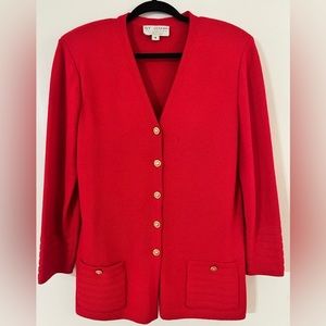 St John vintage red sweater